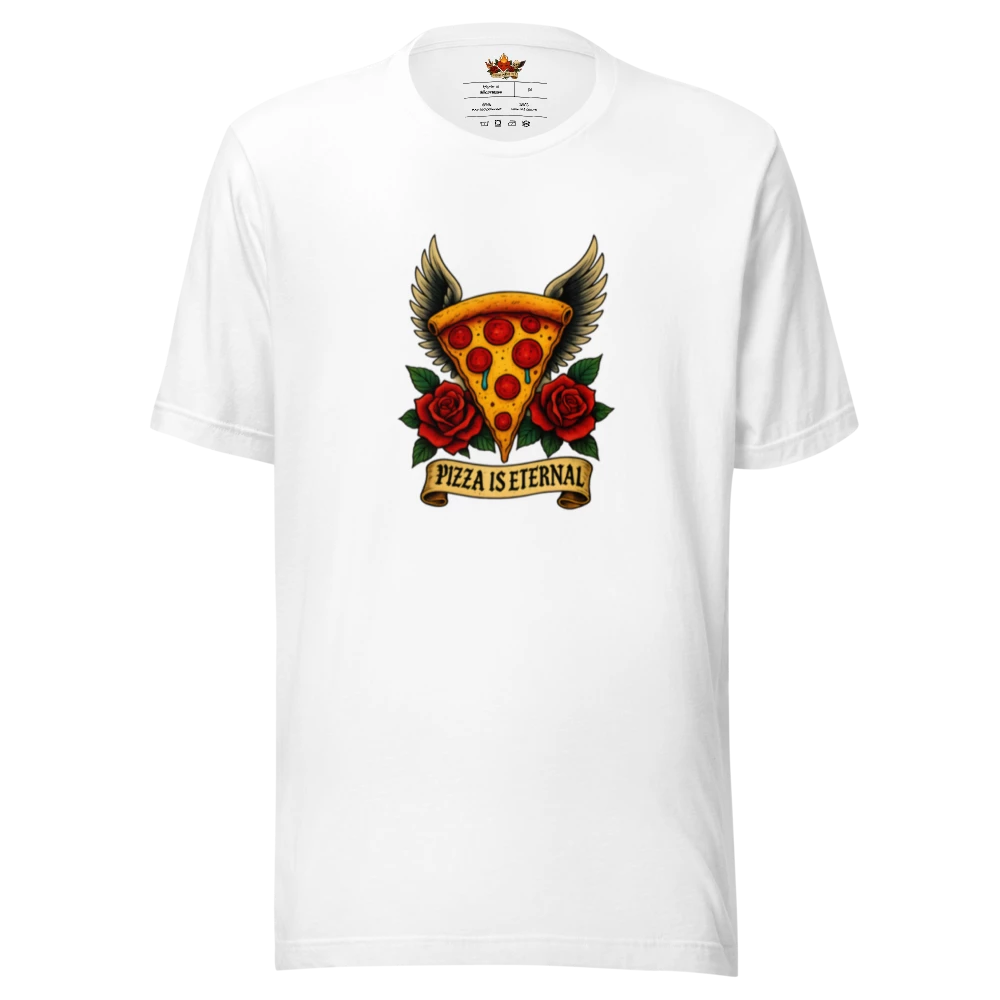 Pizza Is Eternal™ | Unisex Staple Eco T-Shirt | The Perfect Giftable