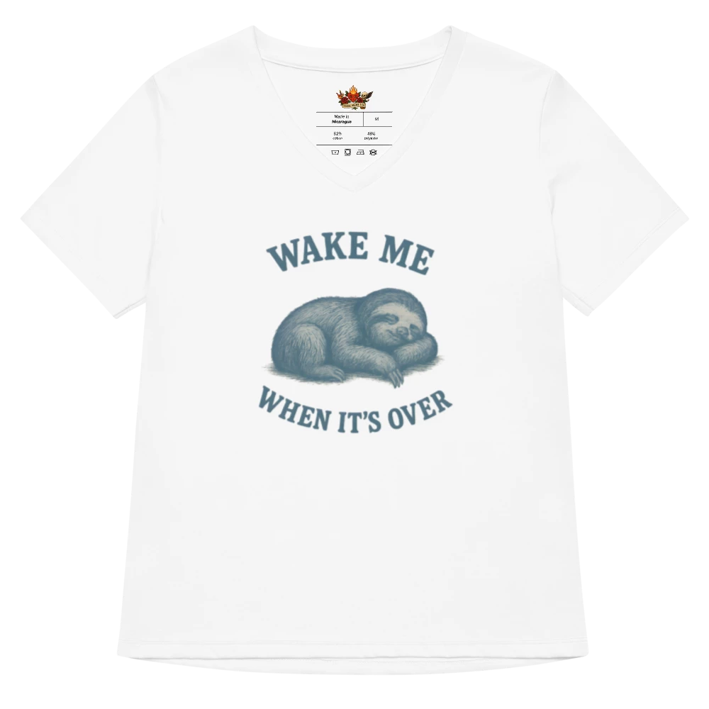 Women's Relaxed V-Neck T-Shirt | Bella Canvas 6405CVC