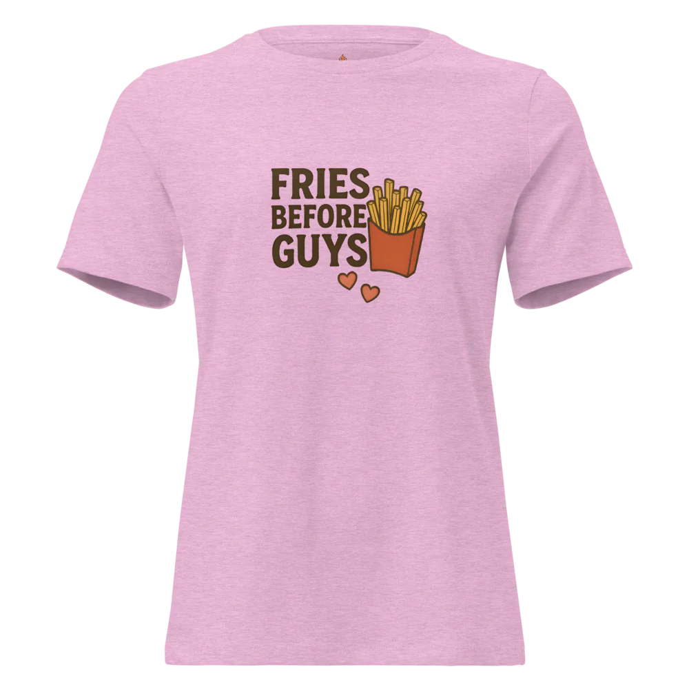 Fries Before Guys™ | Unisex Staple Eco T-Shirt | The Perfect Giftable