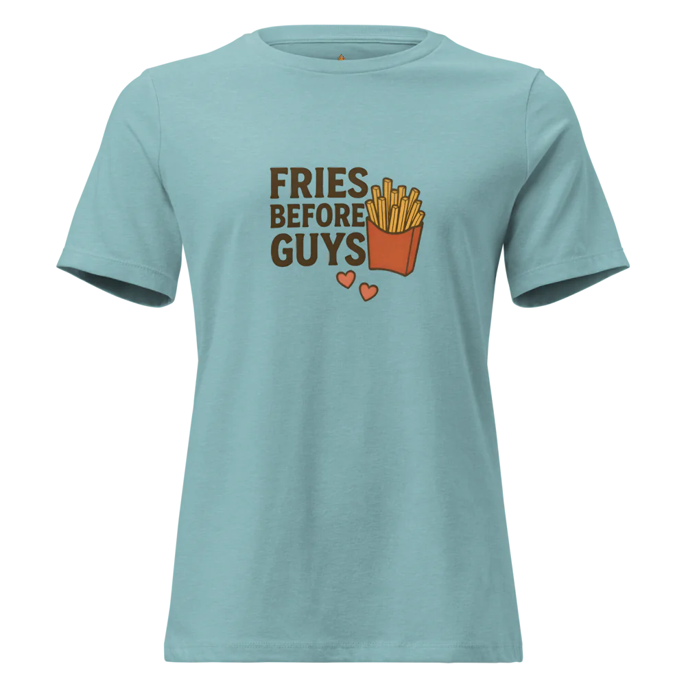 Fries Before Guys™ | Unisex Staple Eco T-Shirt | The Perfect Giftable