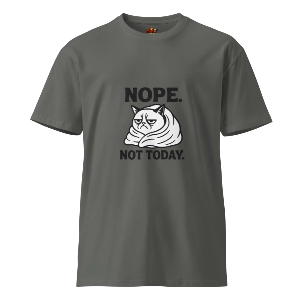 Nope. Not Today.™ | Unisex Premium T-Shirt | The Perfect Giftable
