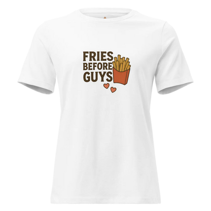 Fries Before Guys™ | Unisex Staple Eco T-Shirt | The Perfect Giftable