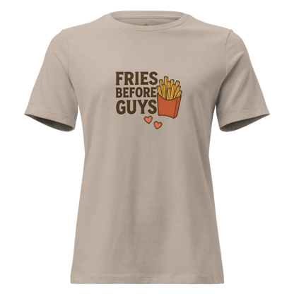 Fries Before Guys™ | Unisex Staple Eco T-Shirt | The Perfect Giftable