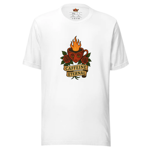 Caffeine Eternal™ | Unisex Staple Eco T-Shirt | The Perfect Giftable