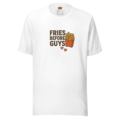 Fries Before Guys™ | Unisex Staple Eco T-Shirt | The Perfect Giftable