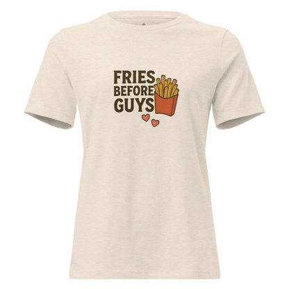 Fries Before Guys™ | Unisex Staple Eco T-Shirt | The Perfect Giftable