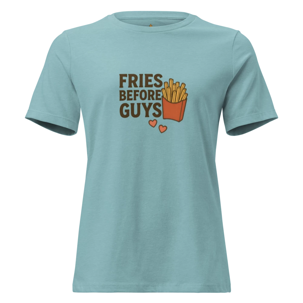 Fries Before Guys™ | Unisex Staple Eco T-Shirt | The Perfect Giftable