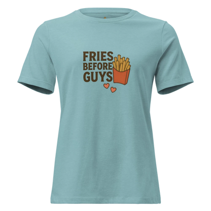 Fries Before Guys™ | Unisex Staple Eco T-Shirt | The Perfect Giftable