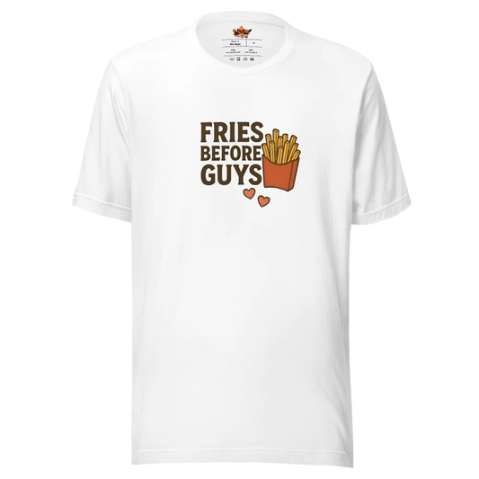 Fries Before Guys™ | Unisex Staple Eco T-Shirt | The Perfect Giftable