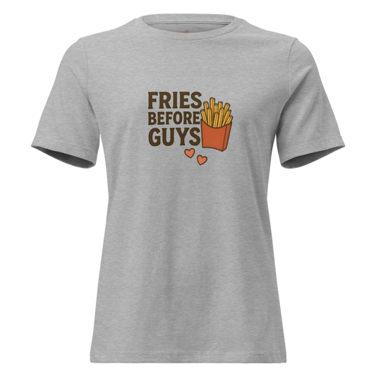 Fries Before Guys™ | Unisex Staple Eco T-Shirt | The Perfect Giftable