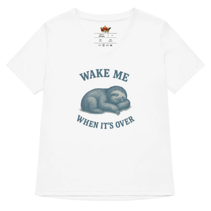 Women's Relaxed V-Neck T-Shirt | Bella Canvas 6405CVC