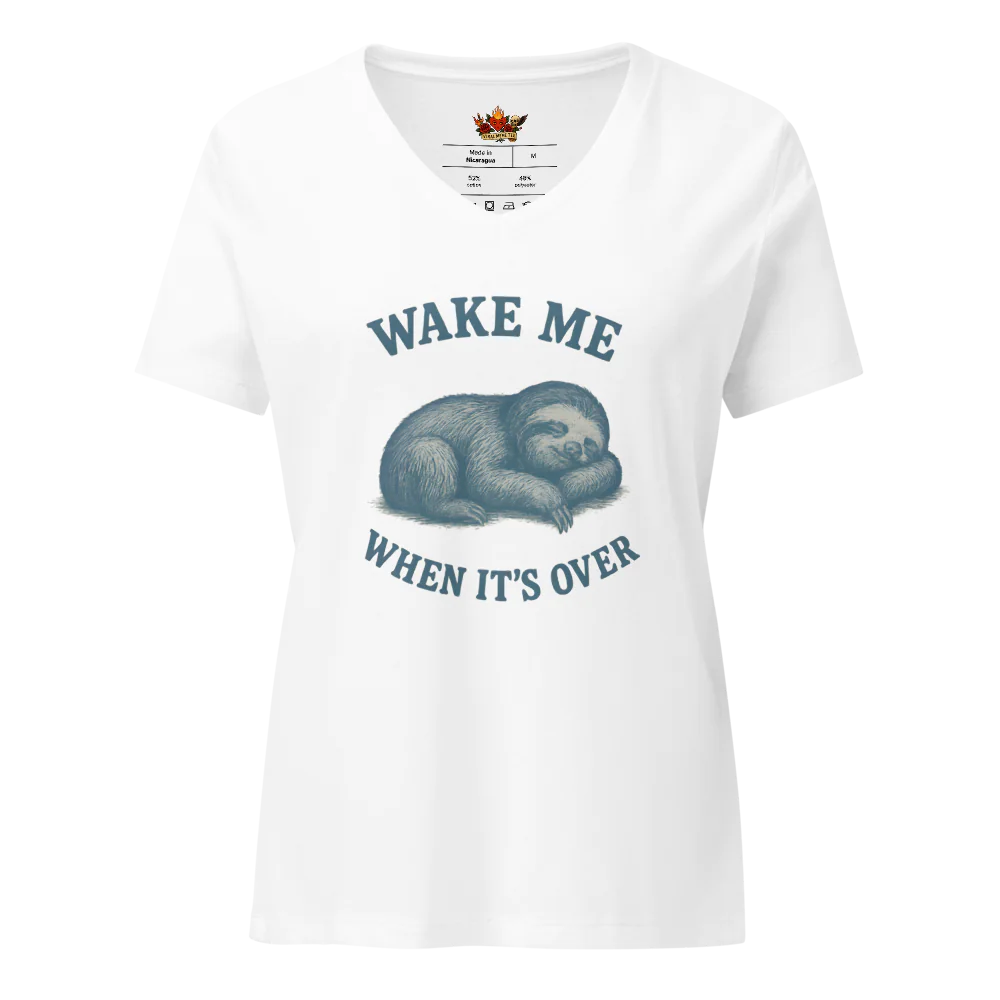 Women's Relaxed V-Neck T-Shirt | Bella Canvas 6405CVC