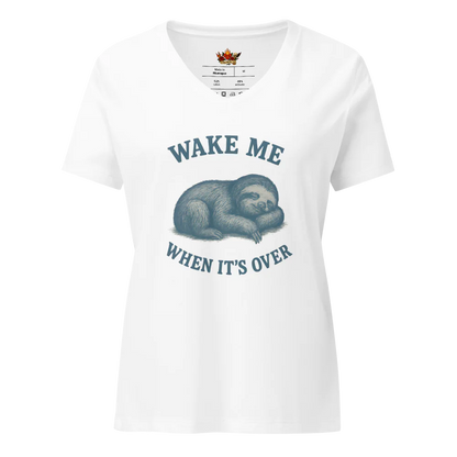 Women's Relaxed V-Neck T-Shirt | Bella Canvas 6405CVC