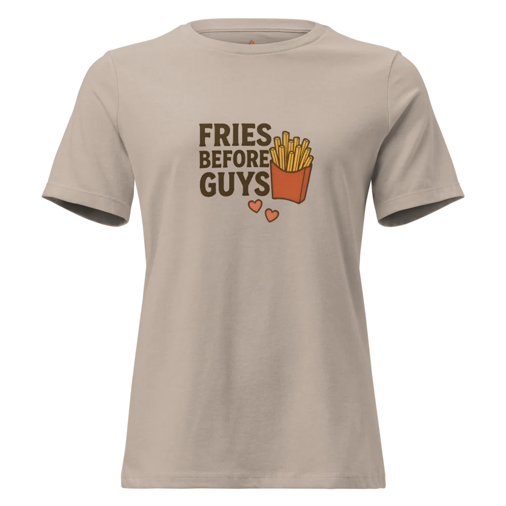 Fries Before Guys™ | Unisex Staple Eco T-Shirt | The Perfect Giftable