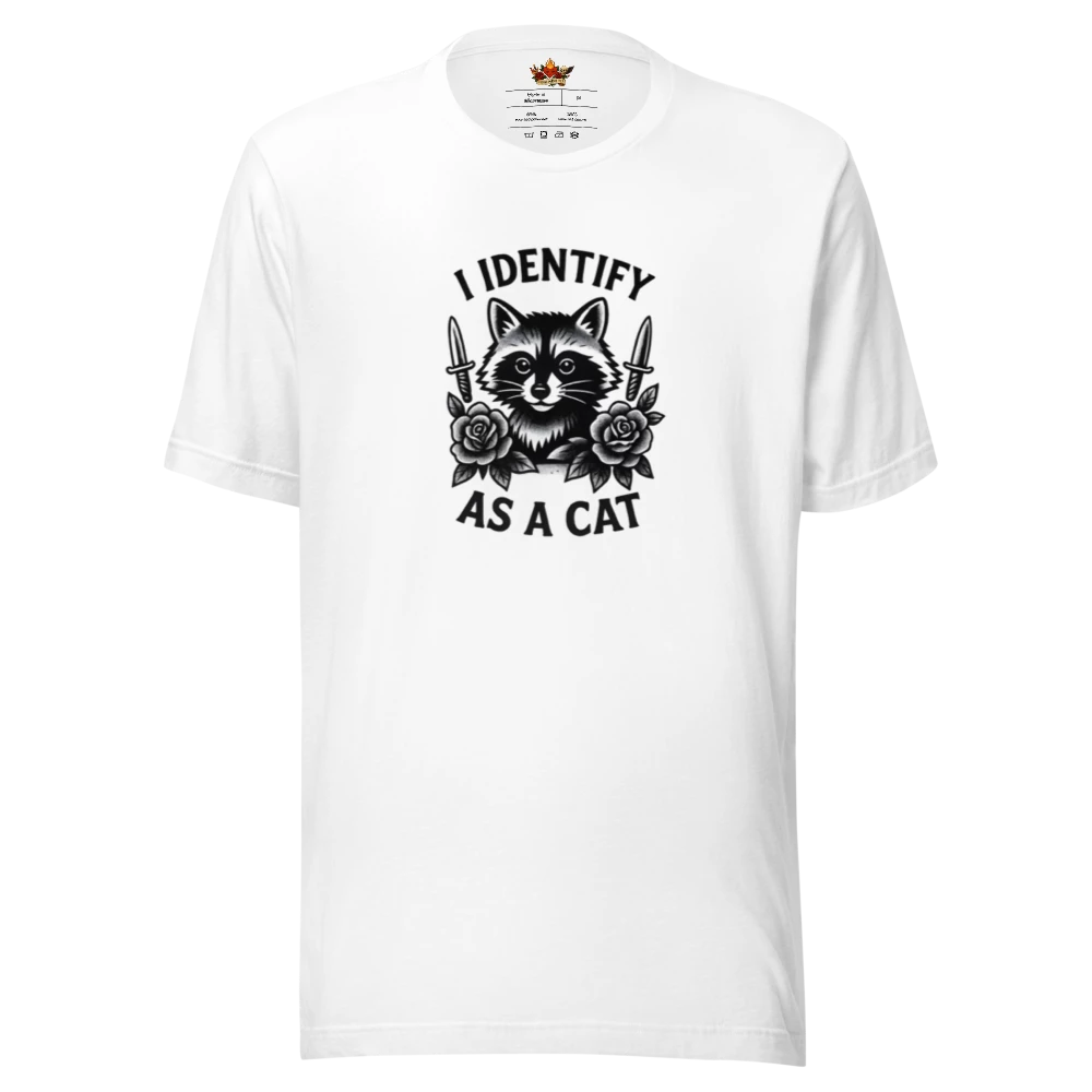 I Identify as a Cat™ | Unisex Staple Eco T-Shirt | The Perfect Giftable