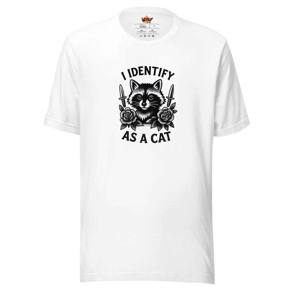 I Identify as a Cat™ | Unisex Staple Eco T-Shirt | The Perfect Giftable