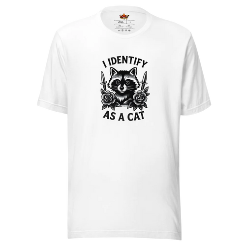 I Identify as a Cat™ | Unisex Staple Eco T-Shirt | The Perfect Giftable